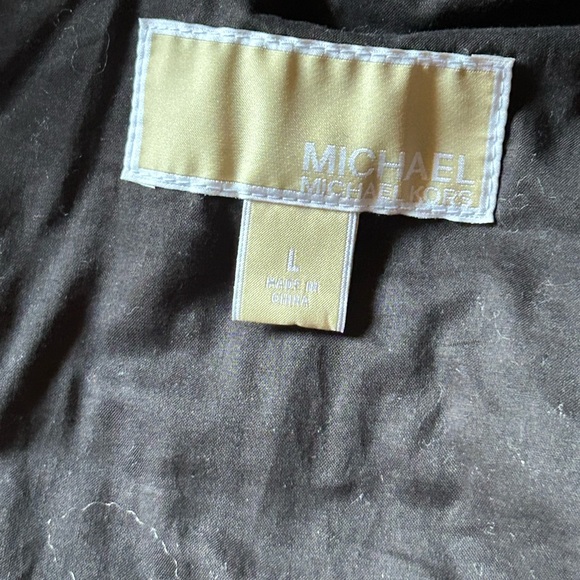 Michael Kors Black Genuine textured soft belted vest multiple zipper clo… - Picture 15 of 16